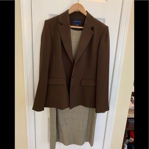 Charter Club Jackets & Coats - Brown/Tan sheath dress & jacket set Charter Club Jackets & Coats - Brown/Tan sheath dress & jacket set